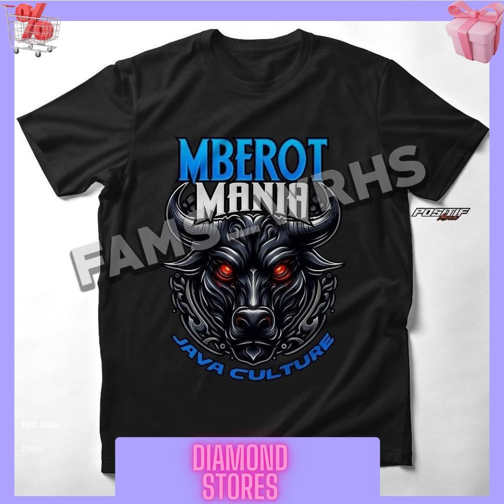 | Mberot Mania Pian เสื้อยืดผู้หญิง Distro Banteng Malangan Wisanggeni Fm -23
