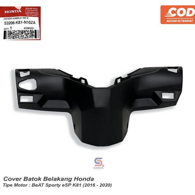 ฝาครอบด้านหลังสําหรับ Honda ใหม่ BeAT eSP K81 ISS original AMM 53206K81N10ZA 2018 2020