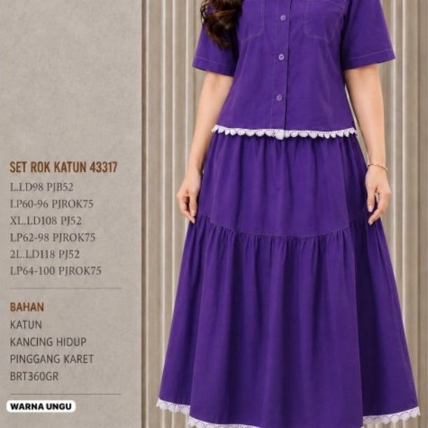 [FZ][L-2L]SKIRT SET-43317