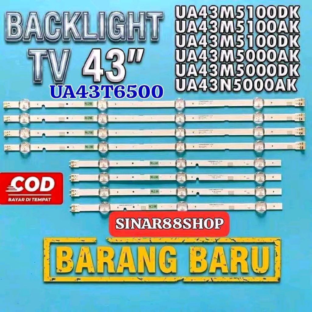 TS04 BACKLIGHT TV SAMSUNG UA43M5000 UA43M5200 UA43M50 UA43J5000 UA43M5100 UA43J5020 UA43J50 UA43J520