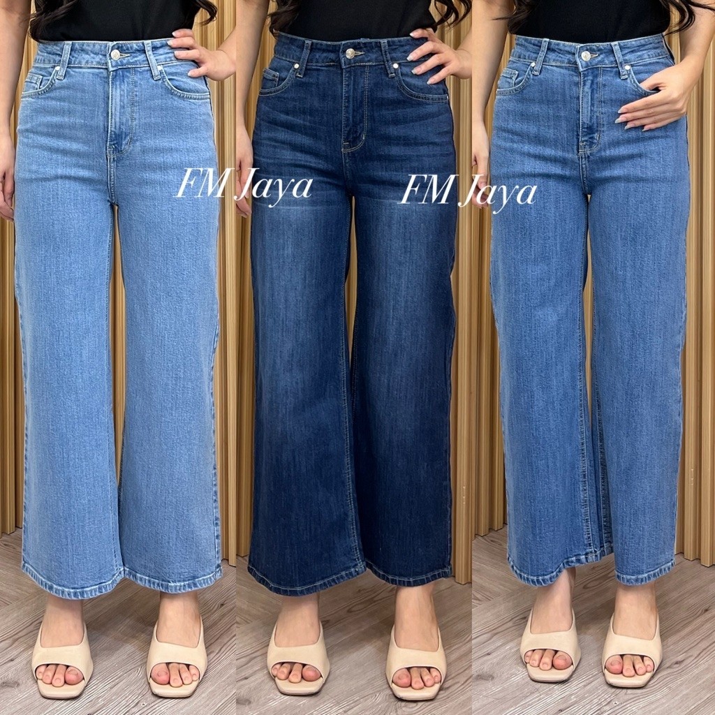 กางเกงยีนส์ผู้หญิง 7/9 CULOT 1175/1176 || แฟชั่น กางเกงยีนส์ผู้หญิง || STRETCH JEANS BOTTOM || กางเก