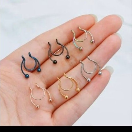 ปลั๊กอินแม่เหล็ก / FAKE PIERCING / FAKE PIERCING SEPTUM / FAKE PIERCING
