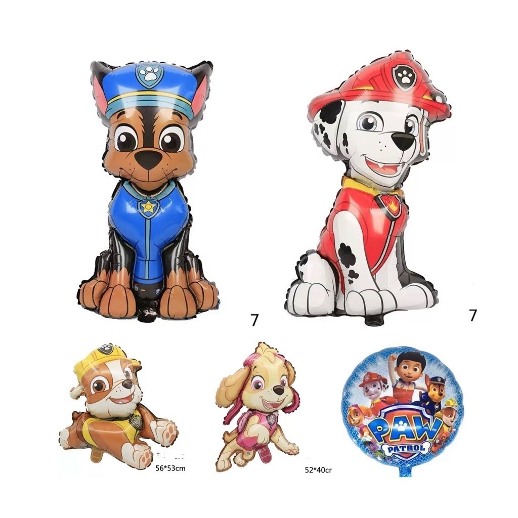 Paw Patrol Jumbo Round Chase Marshall Dog Balloon