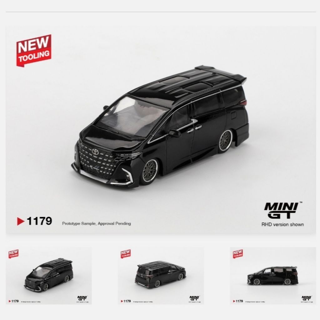 [Blister] Mini GT Toyota Alphard 40 KUHL Black