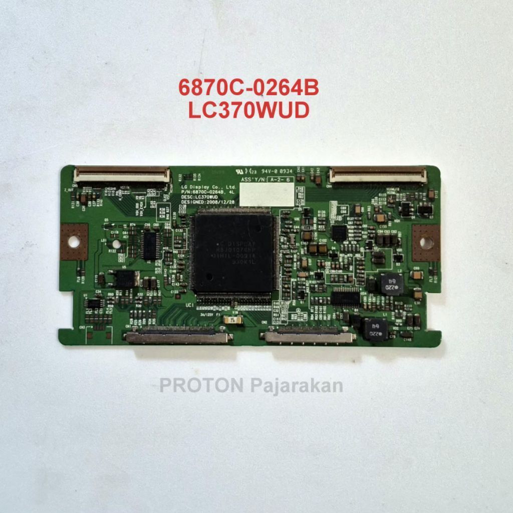 LAYAR LG 37LH70YR Tcon จอแสดงผล 6870C-0264B LC370WUD LCD LED แผงควบคุม T-CON PCB 32LH70YR 37LH70YR 3