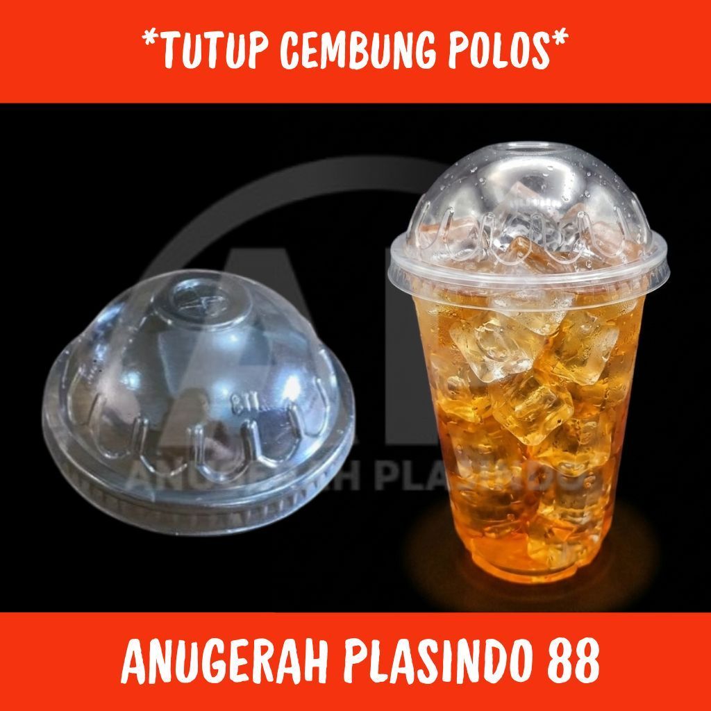 PLAIN CONVEX GLASS CUP LIDS 10oz, 12oz, 14oz, 16oz, 18oz, 22oz
