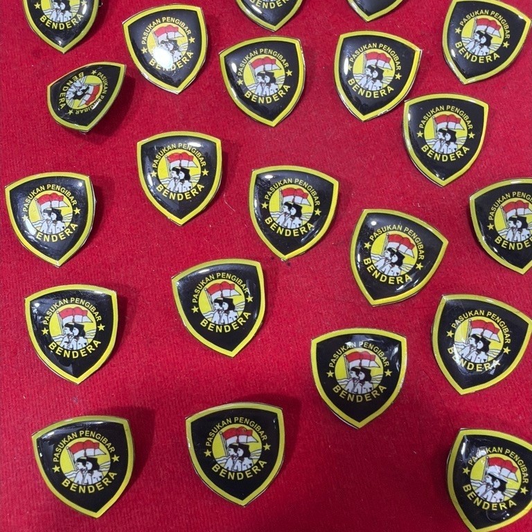 [ใหม่] 2026 Flag Raising Team Pin - Flag Raising Troop Chest Pin - PASKIBRA Pin