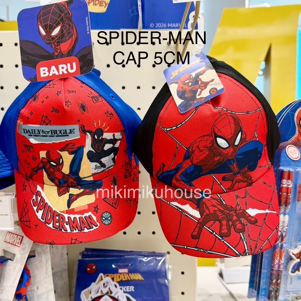 MARVEL SPIDER-MAN SPIDERMAN HAT MR DIY BASEBALL CAP MARVEL CHARACTER MR. DIY SPIDER MAN MR DIY MINIS