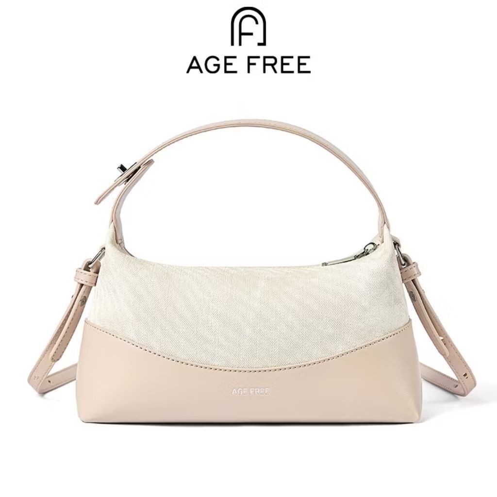 Age Free Bento Bag Original Sling Bag / Hand Bag Cream