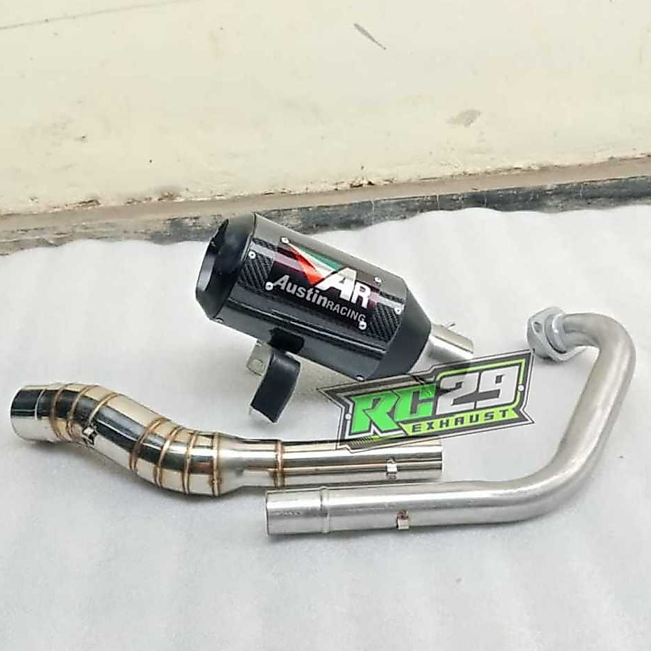 ท่อไอเสีย Austin Y15ZR, LC135, RS150, RSX150, GSX R 150, CBR150R, RAIDER FI R 150, FZ150, BELANG R 1