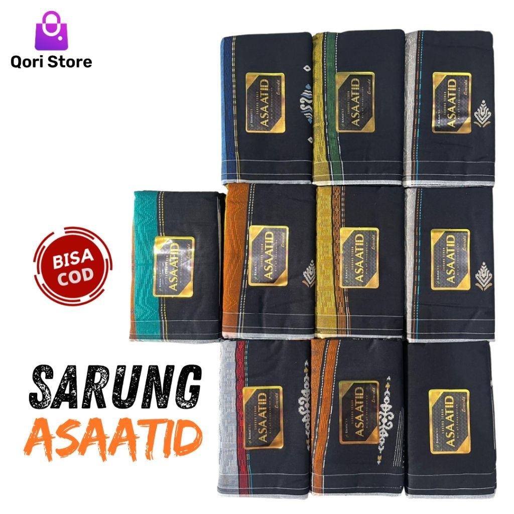 ผ้าซิ่นผู้ใหญ่ Asaatid - Asaatid Sarong Motif - Aceh - Qori Store อินโดนีเซีย