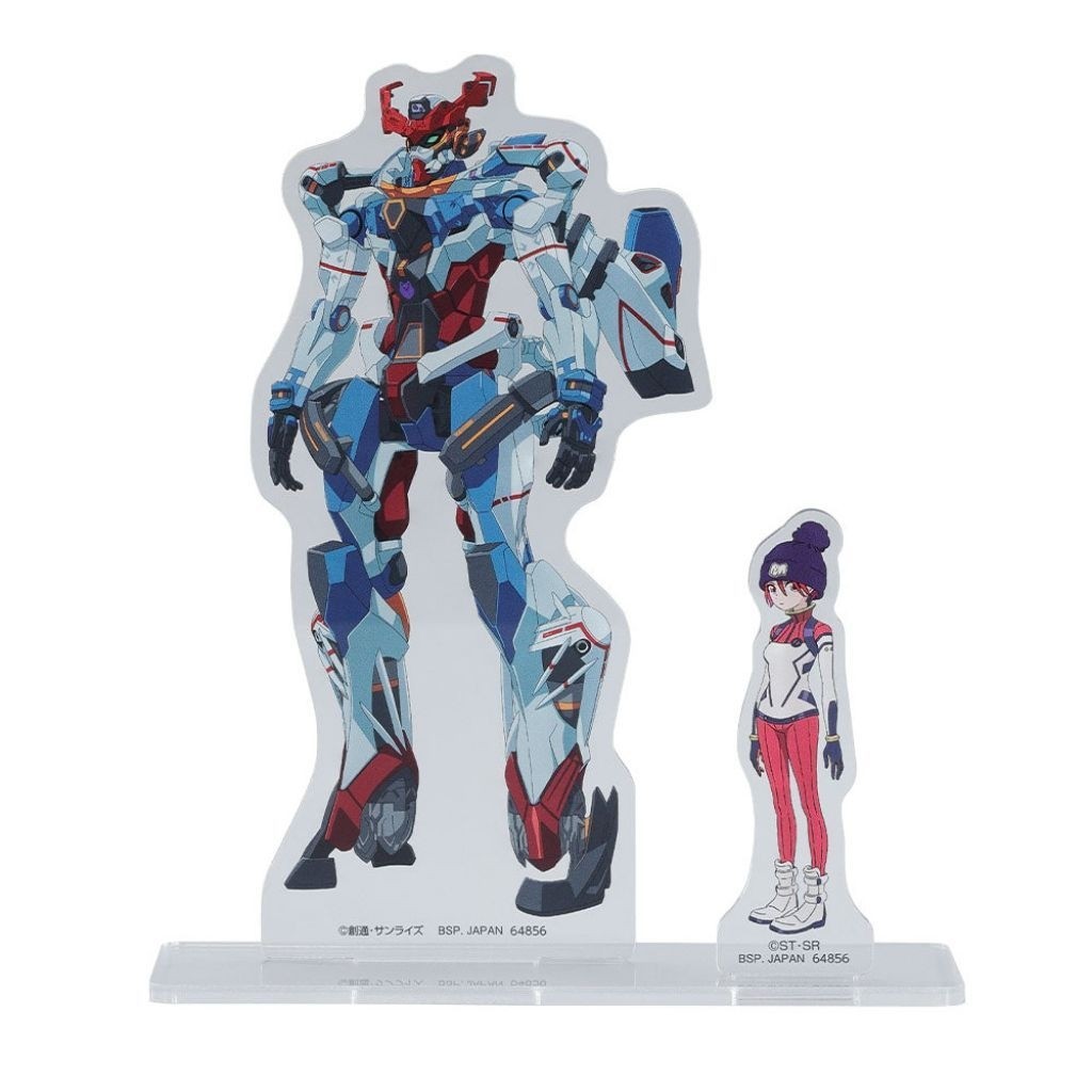 Ichiban Kuji Mobile Suit Gundam GQuuux Vol. 2 รางวัล B Machu & GuuuX Stand อะคริลิค