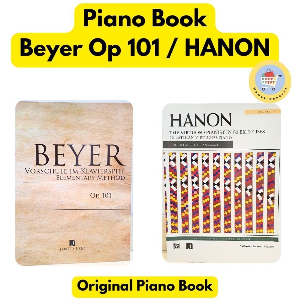 หนังสือเปียโน Beyer Op 101 / Hanon Virtuoso Pianist ต้นฉบับ