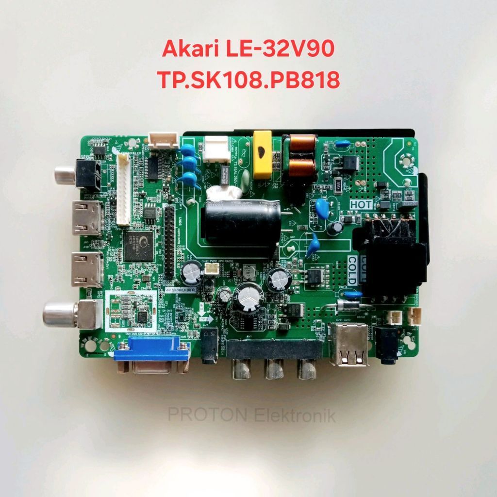 MESIN AKARI Kirana LE-32D53 LE-32V90 LE 32D53 32V90 Ikedo 32 Universal Manherboard PCB Machine TP.SK