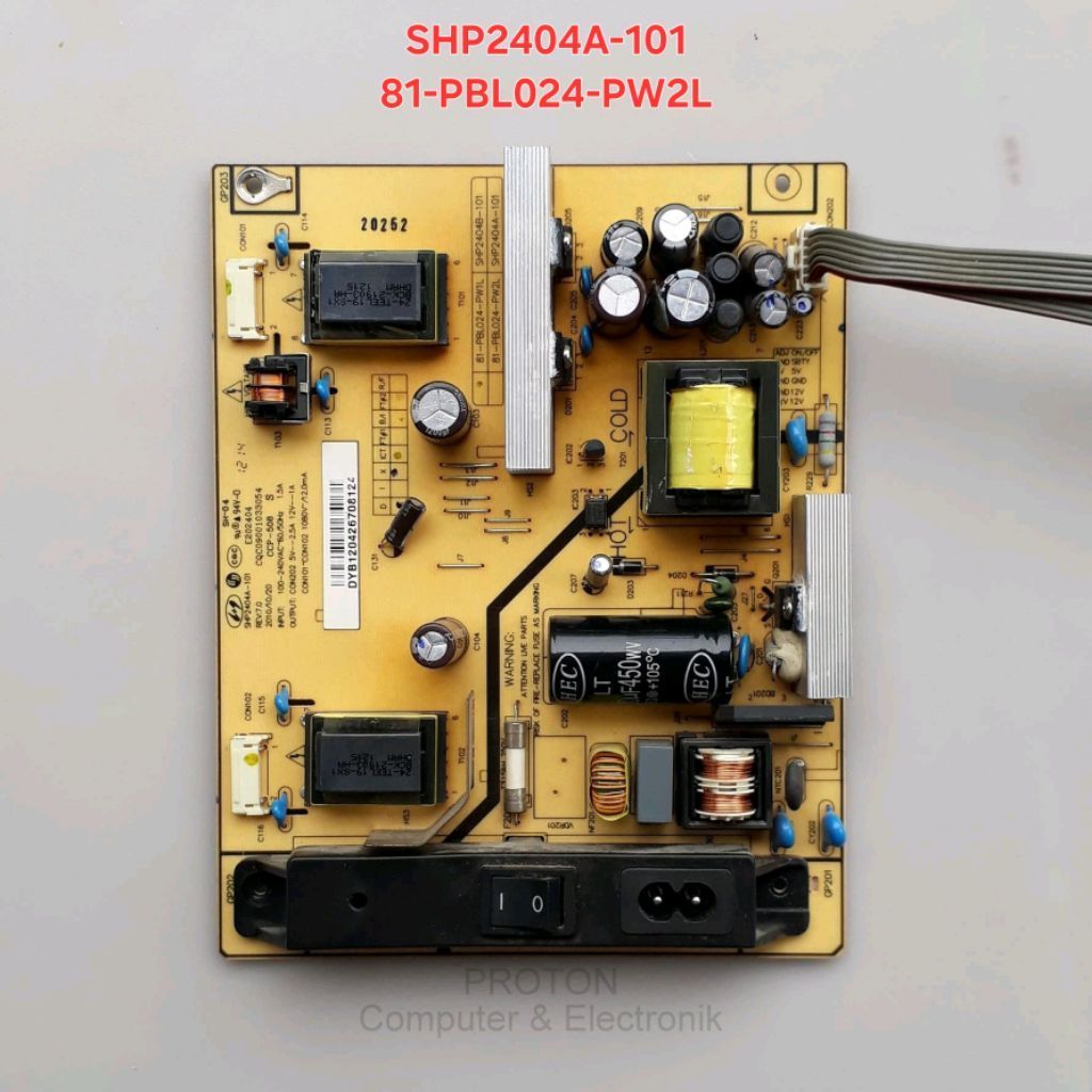 MESIN PSU LCD TV Polytron PLM 24M61 24B62 24B63 PLM24M61 TCL L24D10F L24D10P LCD24R39 LCD24R19 . แหล