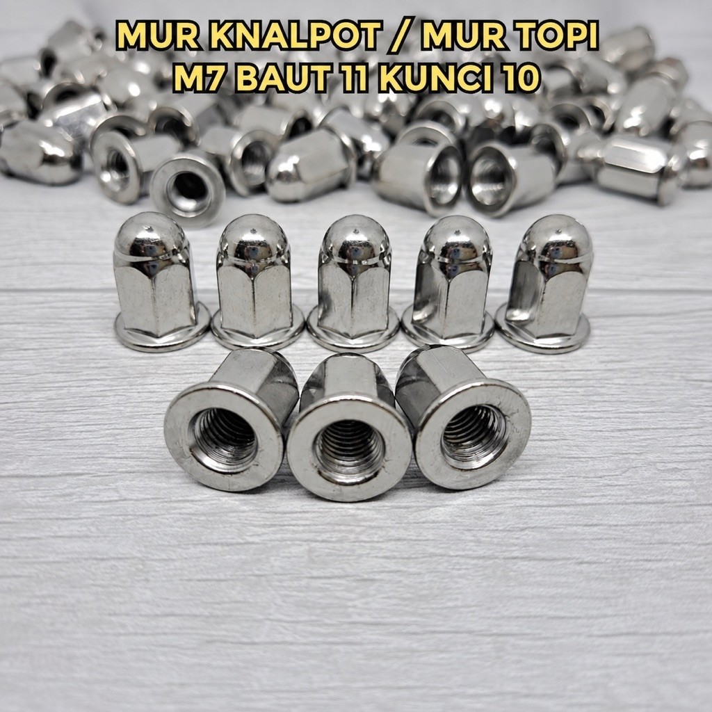 M7 ท่อไอเสีย Nut Bolt 11 Key 10