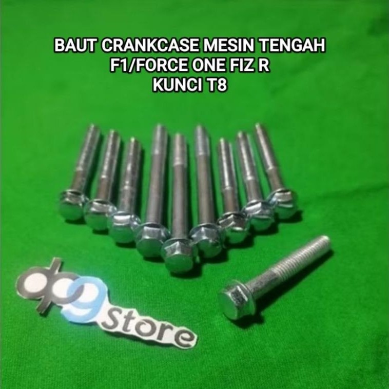 MESIN ENGINE BOLT CRANKCASE BOLT FIZ F1ZR F1 FORCE ONE KEY 8