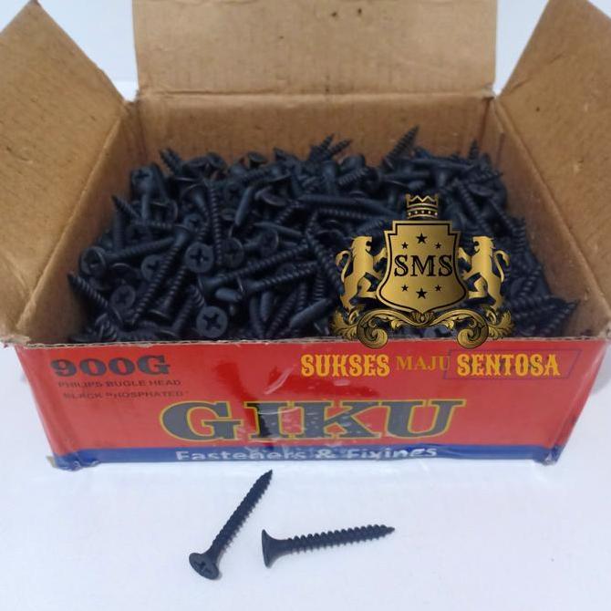 DRYWALL SCREW GYPSUM SCREW 6 x 1" (2.5ซม.) GYPSUM SCREW ราคา 1 กล่อง