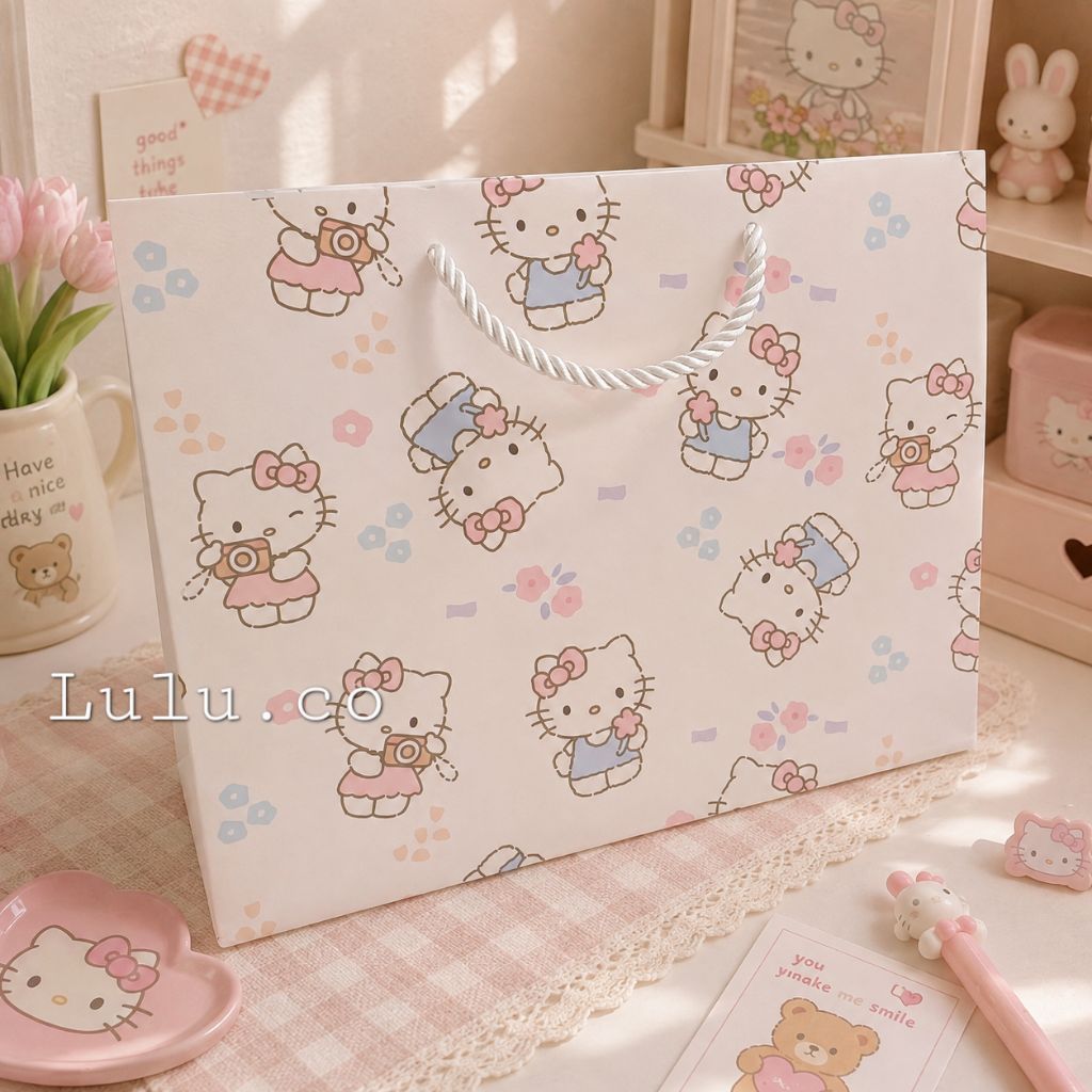 ถุงกระดาษ ถุงของขวัญ HELLO KITTY HZ5950C