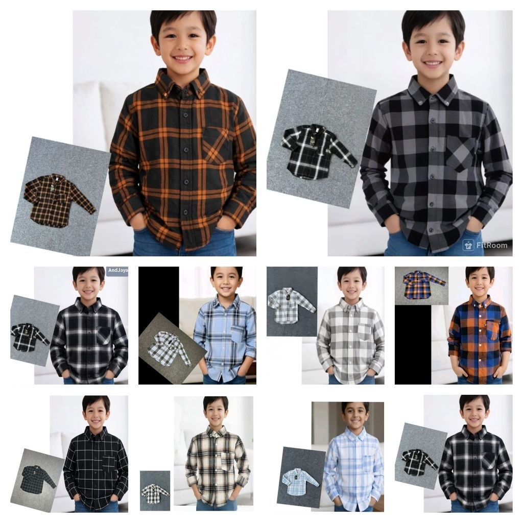 เสื้อเด็ก KEMEJA | เสื้อสีเด็ก | เสื้อเด็กผู้ชาย | เสื้อเด็ก