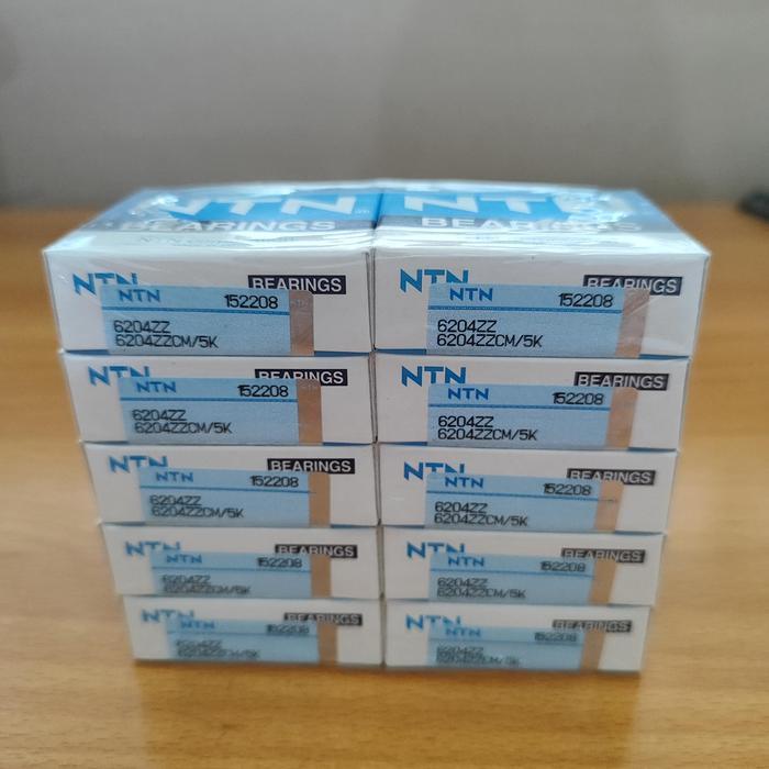 BEARING NTN 6204 ZZ 6204ZZ IRON CAP 2Z LAHAR LAHER ราคาต่อแพ็ค