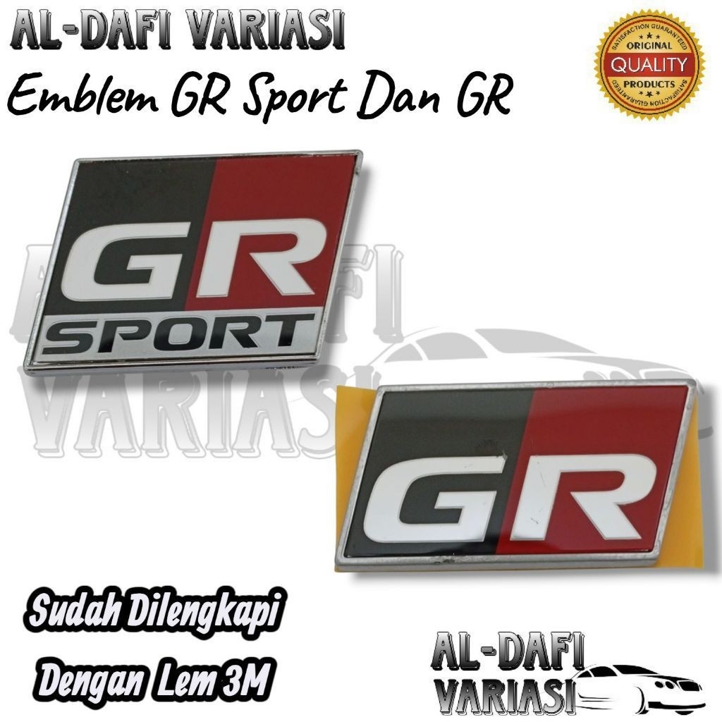 Original Gr Sport สัญลักษณ์ด้านหลัง // Original GR ด้านหลัง Trunk Emblem // Original Gr Sport และ Gr