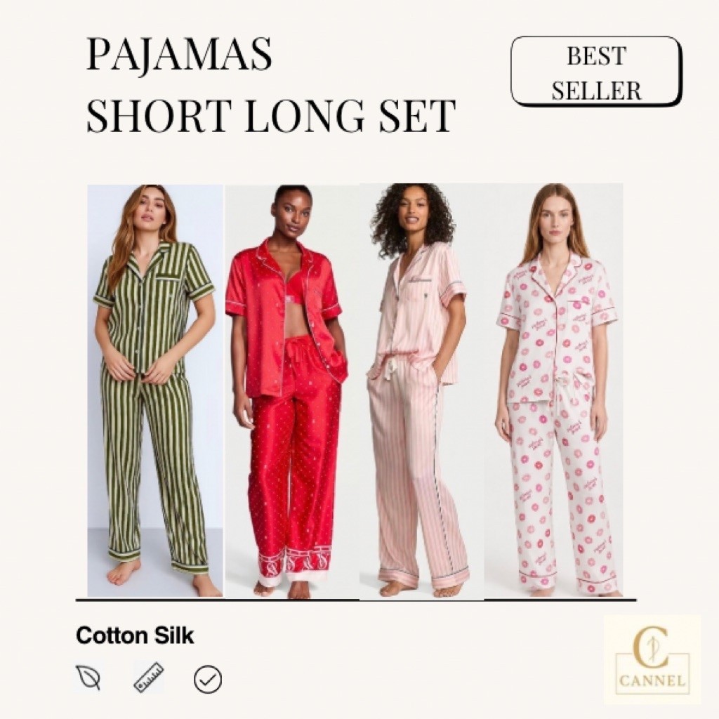 ชุดนอน เซตขาสั้น by Victorias Secret - ชุดนอนสตรีแขนสั้นกางเกงขายาว