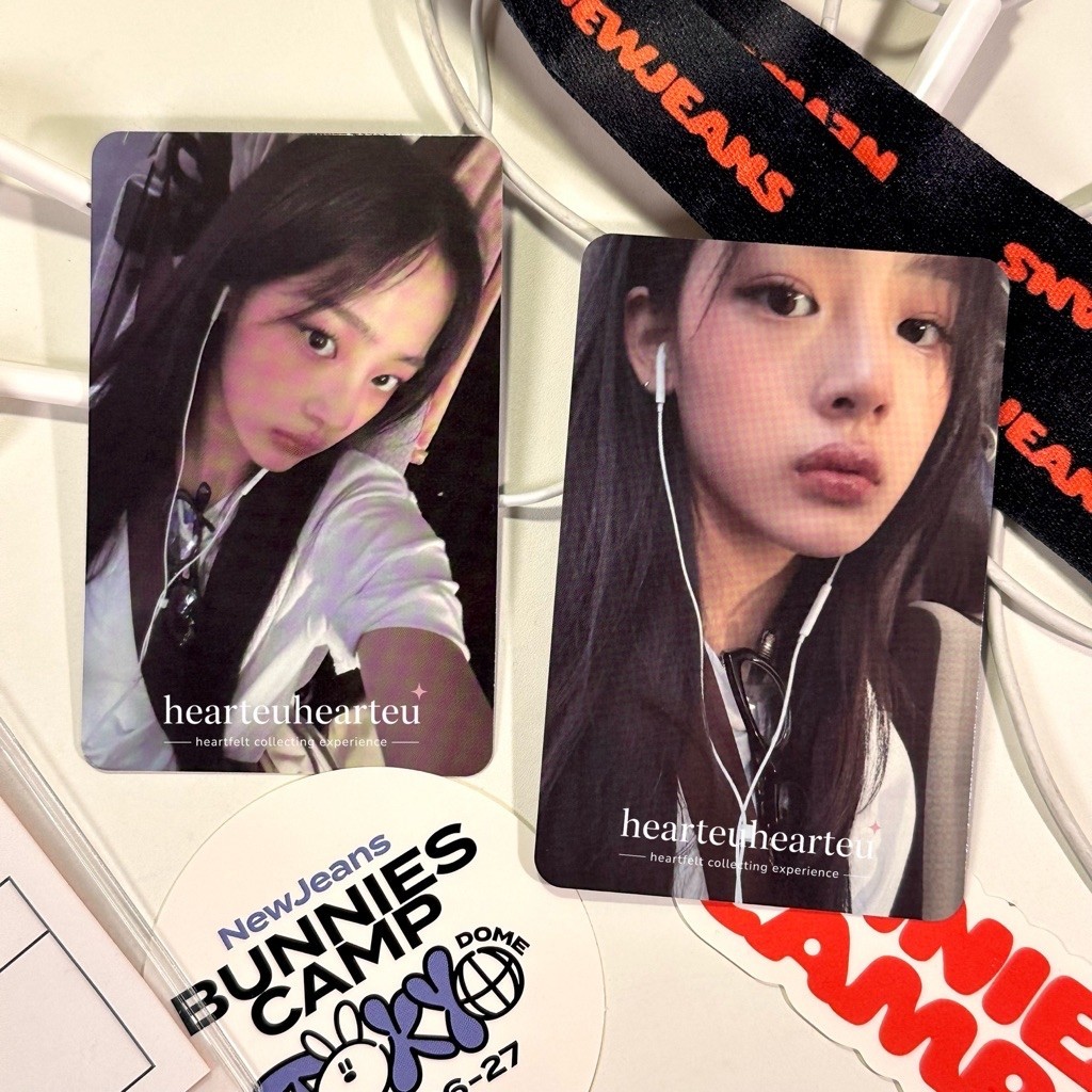 Hearteuhearteu [READY STOCK] Mani NEWJEANS / NJZ Kim Minji Official Photocard จาก Weverse A & B อัลบ