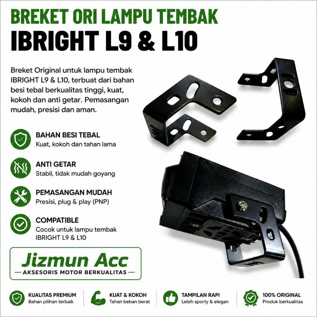 ขายึด U ดั้งเดิมสําหรับสปอตไลท์ Ibright L9 และ L10