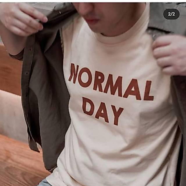 เสื้อยืด Normal Day aesthetic