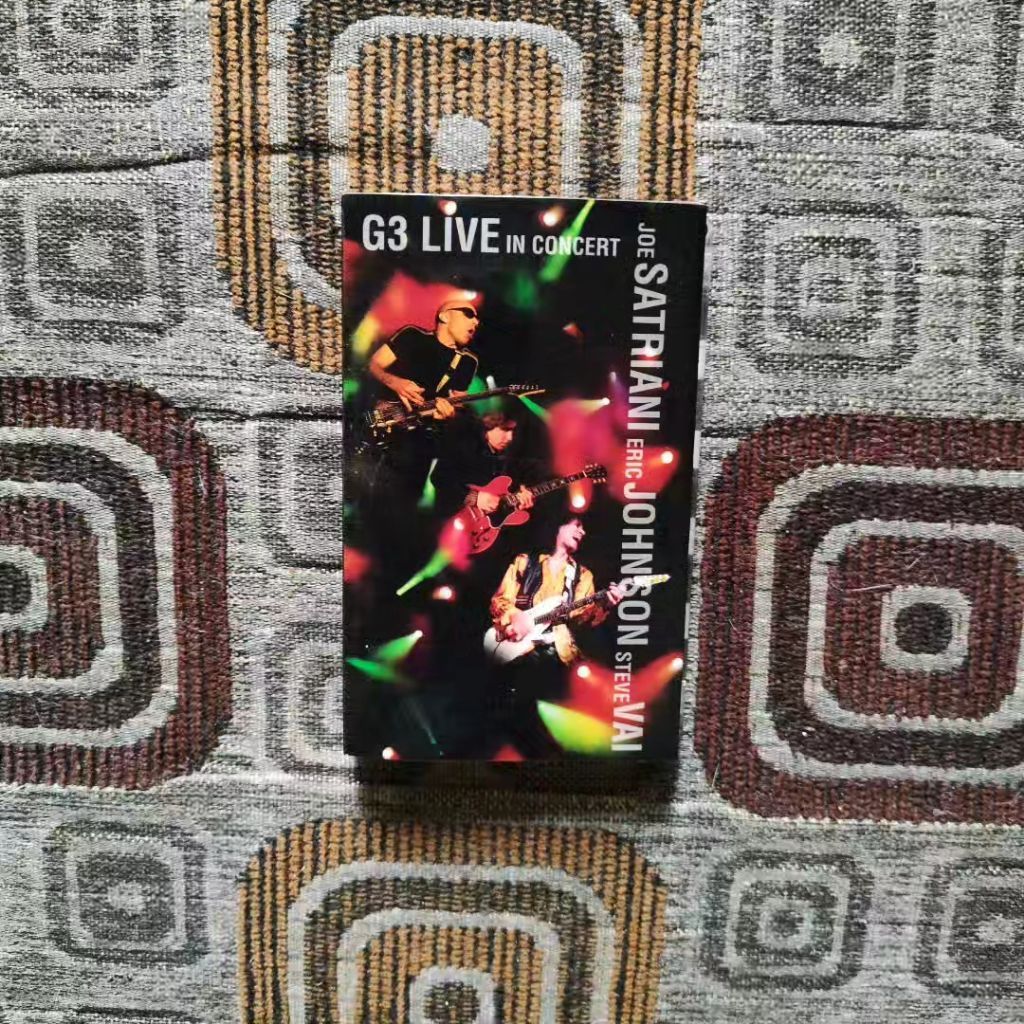เทปคาสเซ็ท G3 LIVE - JOE SATRIANI - ERIC JHONSON - STEVE VAI