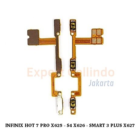 FLEXIBLE POWER ON OFF VOLUME INFINIX HOT 7 PRO X625 - S4 X626 - SMART 3 PLUS X627
