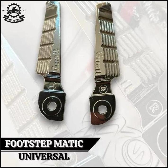[Gcraft]ขั้นตอนเท้าด้านหลัง Chrome Matic Gcraft เวียดนาม Universal Matic Footrest นําเข้าคุณภาพระดับ