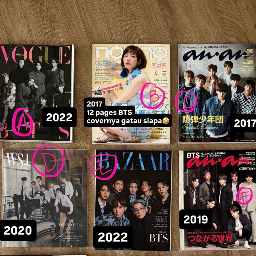 KPOP - [READY] BTS x VOGUE x GQ MAGAZINE / MAGAZINE อย่างเป็นทางการ