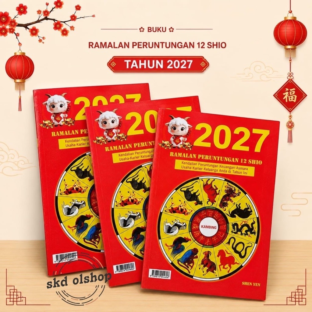 Tongshu Lucky Review Book 2027 12 Shio Chinese Review Book 2027