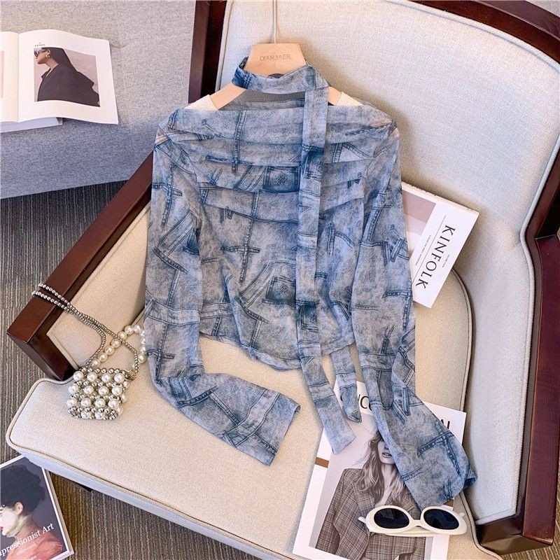 ใหม่ Sweet Spice Girl ไม่สม่ําเสมอ Ruched Design Top