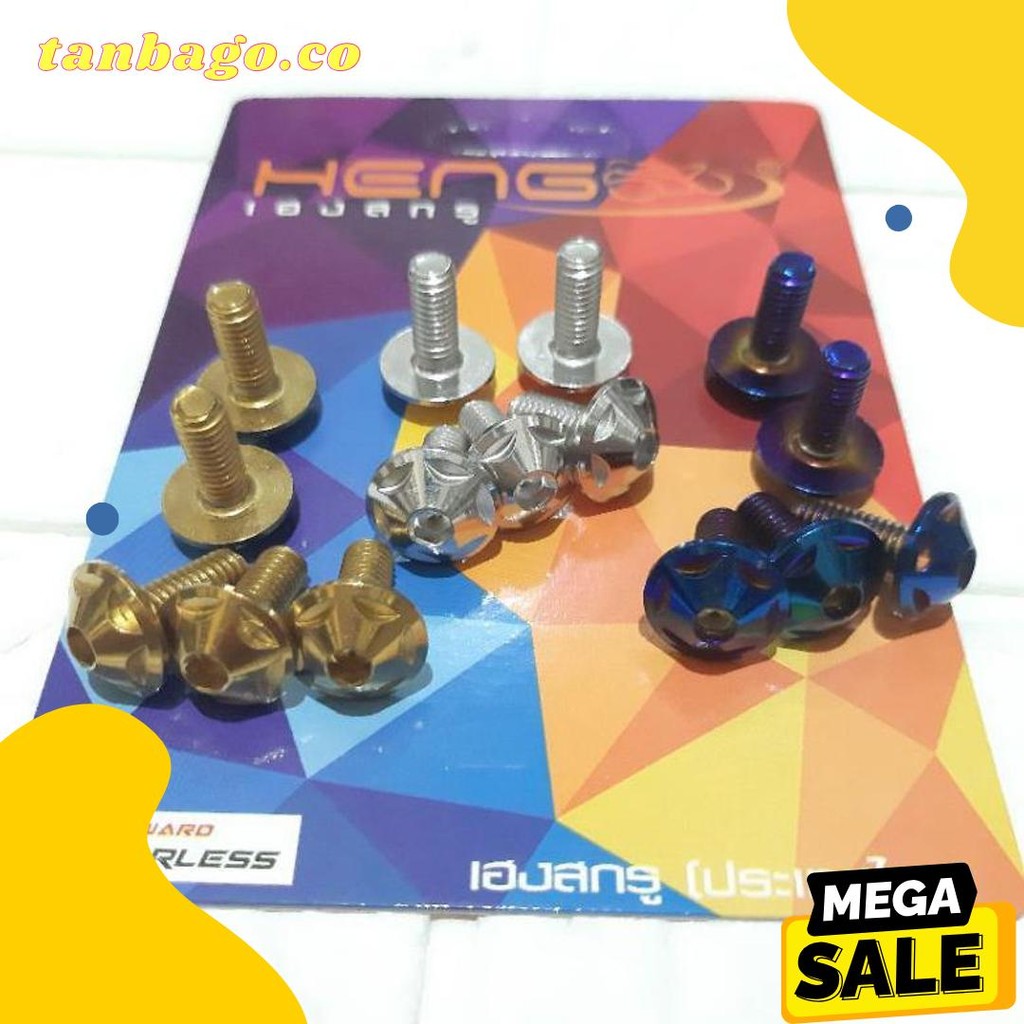 M6X15 Bolts, Shield Probolt Bolts, ป้ายทะเบียนสลักเกลียว