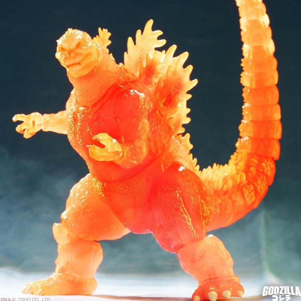 สุดยอด7 สุดยอด! TOHO BLAZING GODZILLA (1200 CLEAR ORANGE) 20.3 CM WHOLESALE TOHO GODZILLA