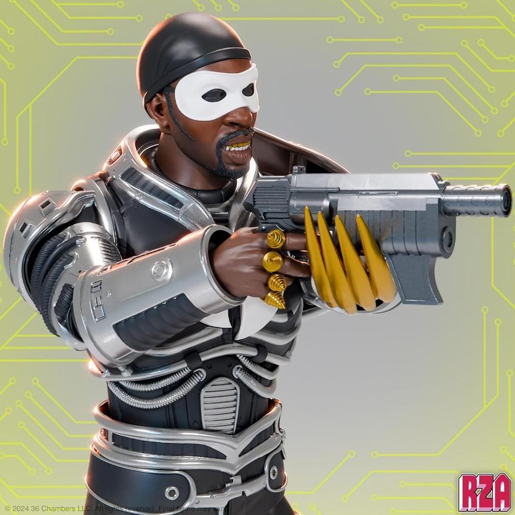 สุดยอด7 สุดยอด! RZA BOBBY DIGITAL 17.8 CM WHOLESALE RZA ACTIONFIGUR MIT ZUBHR, HIP-HOP-SAMMLERSTCKE