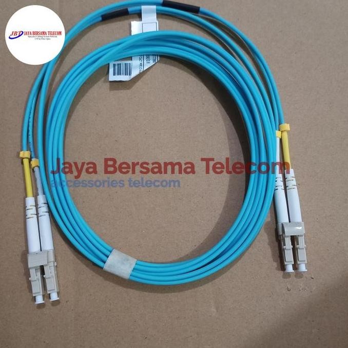 DB222 } สายแพทช์ OM4 LC-LC Duplex Multimode 50/125um 3Mter/Patch Cord FO OM4