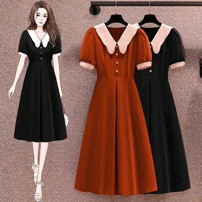 PFS Nadyne Midi dress/crinkle dress/Caua womens dress/Casual Official Mini Long Simple party dress