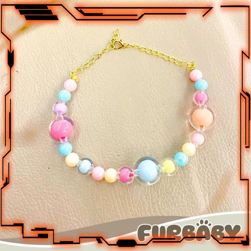 สร้อยคอสุนัข/แมวพาสเทลน่ารักตัวใหญ่/จี้มุกพรีเมี่ยมหรูหรา EQ-69