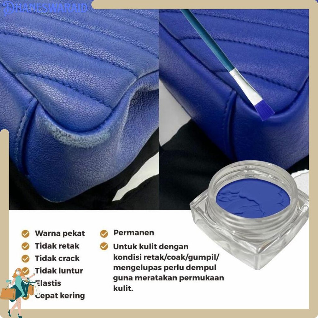 Sricharu Leather Paint - Retouch Paint 3ml - Leather Bag Scraper Cover - Peeling Skin Paint