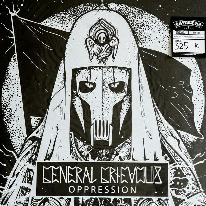 GENERAL GRIEVOUS - OPPRESION LP - VINYL/BLACK PLATE Rare Original Collection