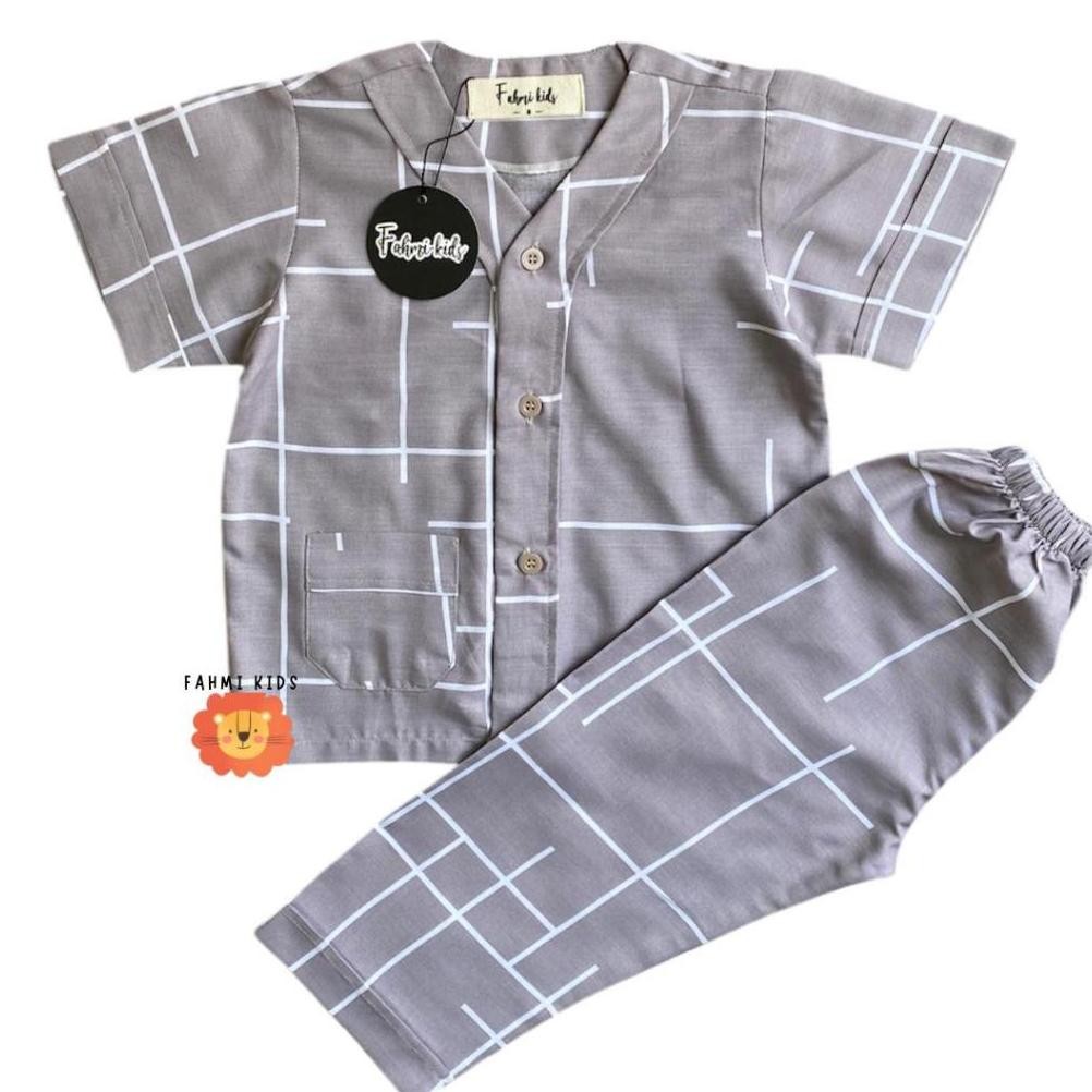 ชุดนอนเด็กพรีเมี่ยมสําหรับอายุ 1-10 ปี วัสดุเย็น ไม่มีปก Df-7