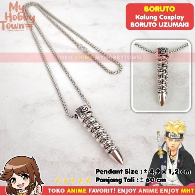 Boruto Two Blue Vortex อะนิเมะคอสเพลย์สร้อยคอ - Boruto Uzumaki