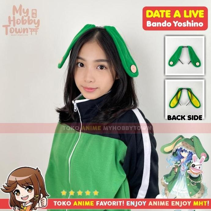 ที่คาดผม Anime Date A Live Yoshino Himekawa Rabbit Usagi Mimi Hairband