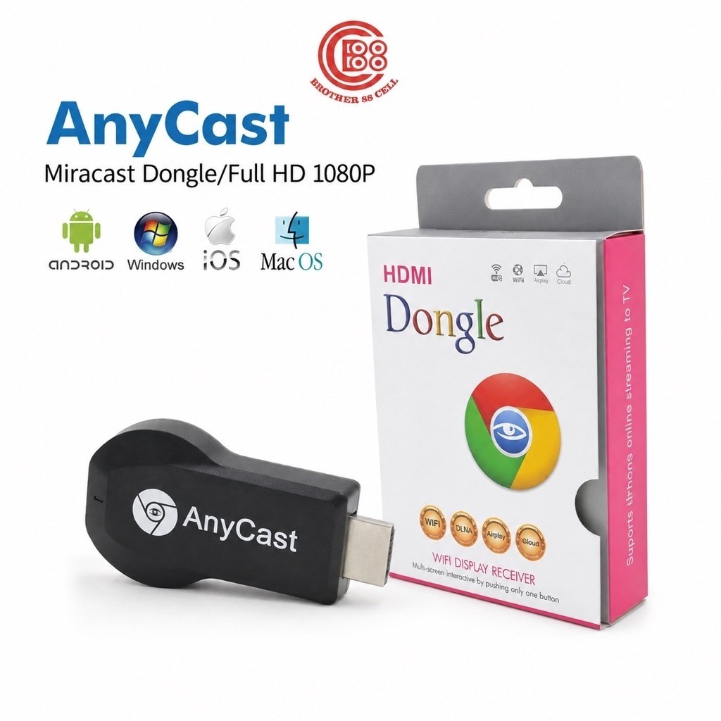 DONGLE HDMI ANYCAST TV DISPLAY 4K 1080 WIFI ไร้สาย