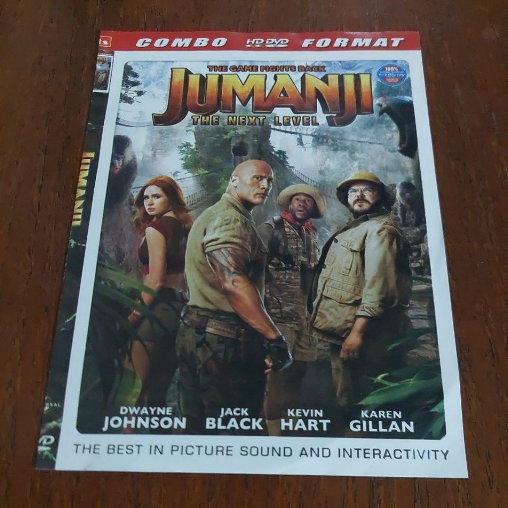 " JUMANJI - THE NEXT LEVEL " DWAYNE JOHNSON - JACK BLACK - KEVIN HART - KAREN GILLAN