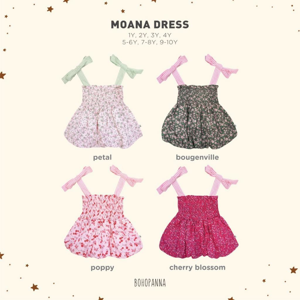 BOHOPNA - MOANA DRESS - CHILDRENS DRESS